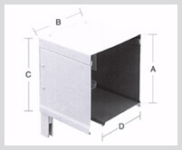 Cajón Compacto. Aluminio 4 Partes