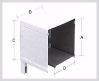 Cajón Compacto. 4 Partes de Extrusión